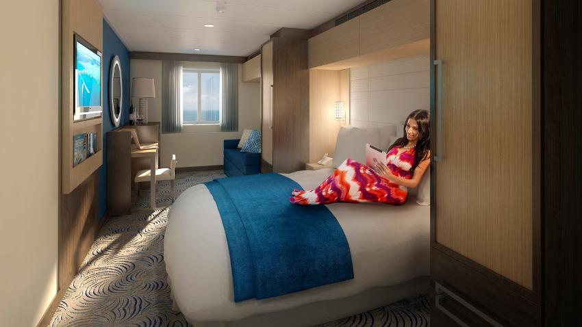 Каюта з вікном "Spacious Ocean View Stateroom"