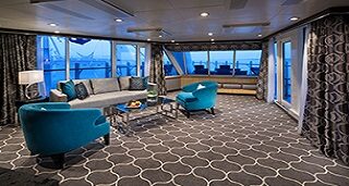 Сьют " Spacious AquaTheater Suite Large Balcony - 2 Bedroom"
