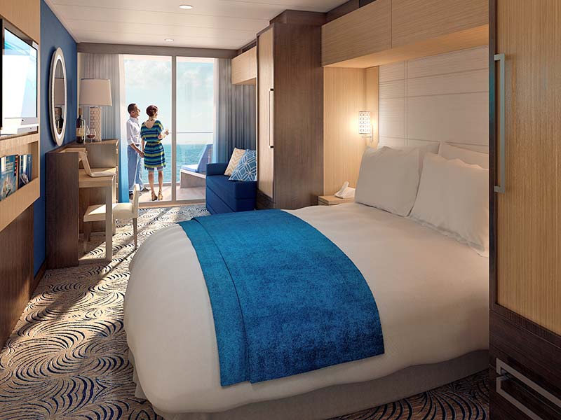 Каюта з балконом "Ocean View with Large Balcony"