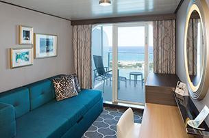 Каюта з балконом "Ocean View with Large Balcony"