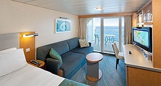 Каюта з балконом "Ocean View with Large Balcony"