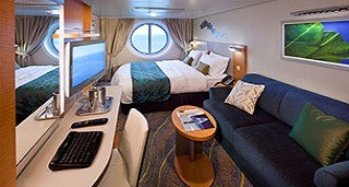 Каюта з вікном "Ocean View Stateroom"