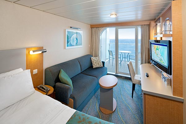 Каюта з балконом "Ocean View with Large Balcony"
