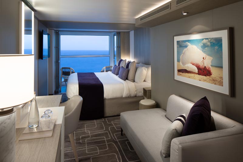 Каюта з балконом "Prime Edge Stateroom with Infinite Veranda"