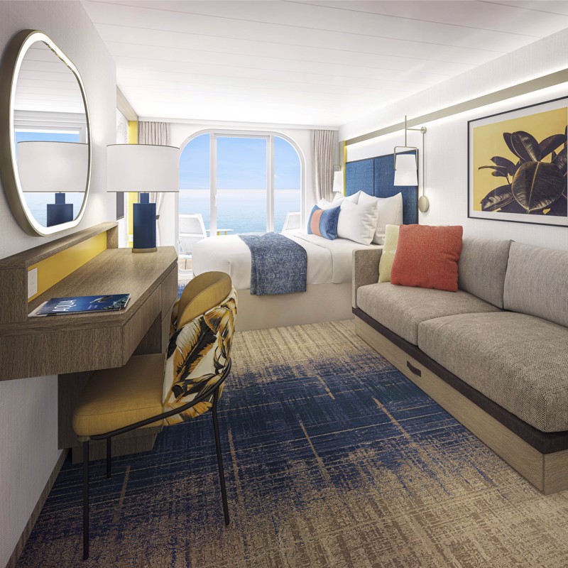 Каюта з балконом "Connecting Ocean View Balcony"