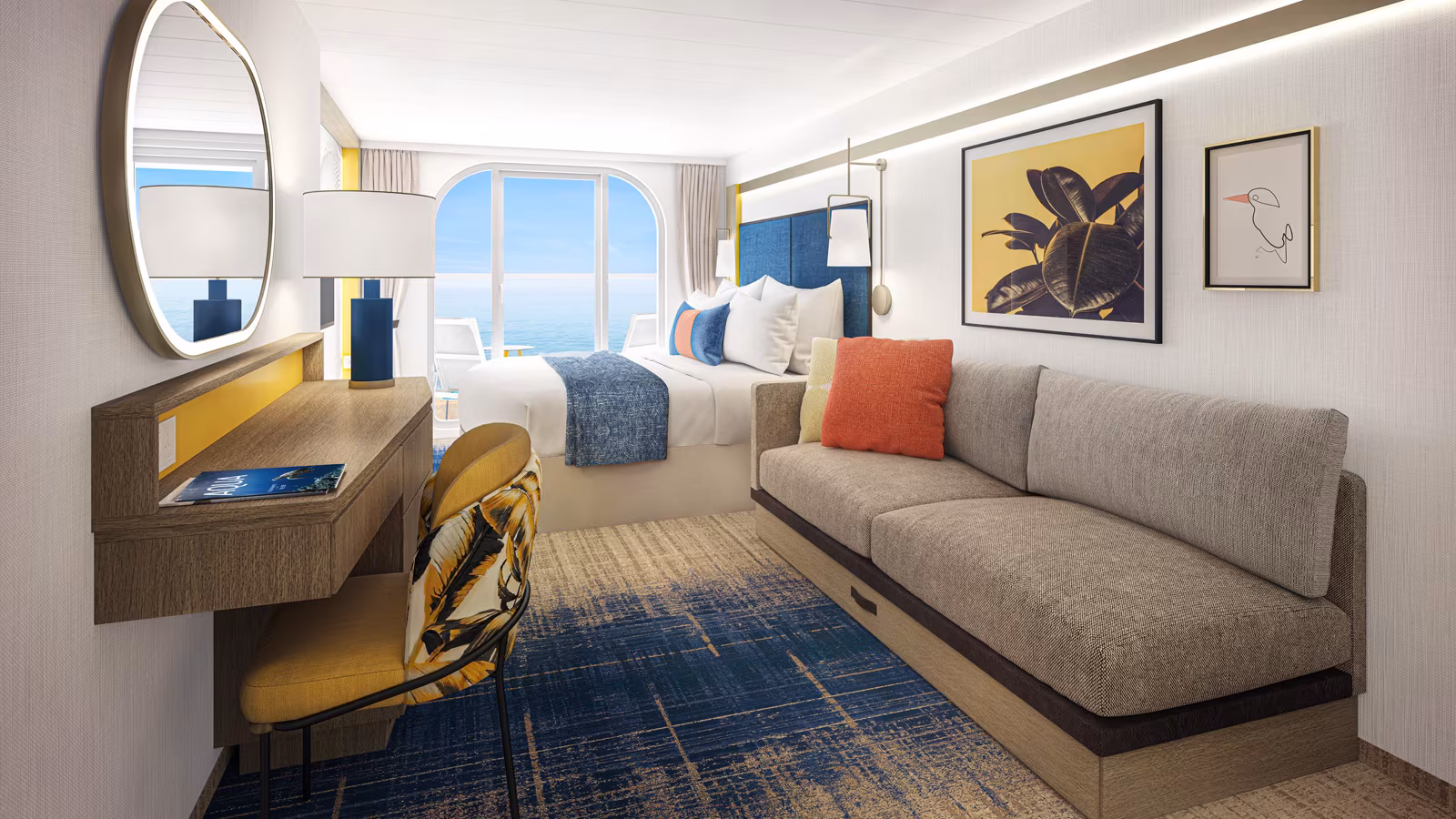 Каюта з балконом "Ocean View Balcony Quad Guarantee"