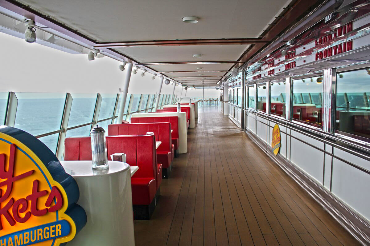 Круїзний лайнер Adventure of the Seas - Ресторан (Johnny Rockets)