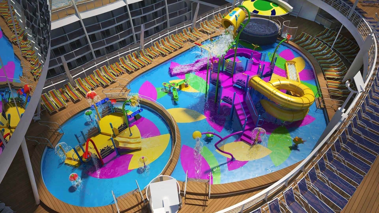 Круїзний лайнер Harmony of the Seas - Детская водная зона Splashway