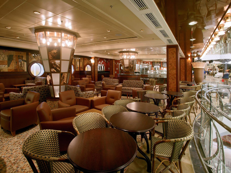 Круїзний лайнер Liberty of the Seas - Кафе Променад (Cafe Promenade)