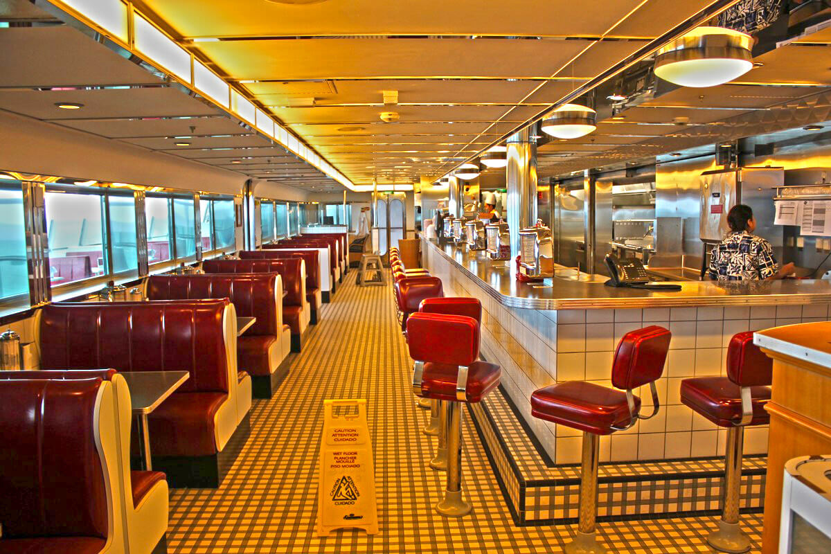 Круїзний лайнер Liberty of the Seas - Ресторан Johnny Rockets (JohnnyRockets)
