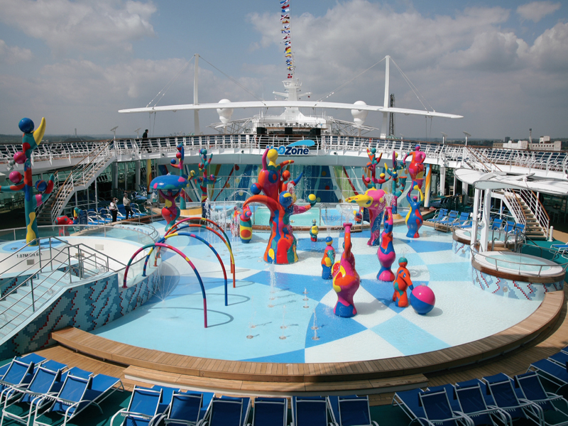 Круїзний лайнер Liberty of the Seas - Водные развлечения (H2O zone)