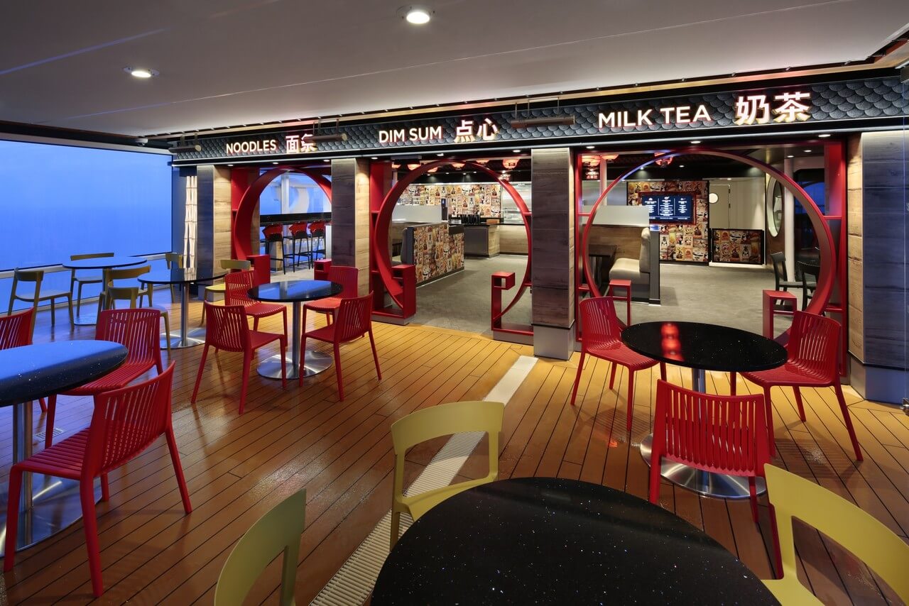 Круїзний лайнер Ovation of the Seas - Азиатский ресторан Kung Fu Panda