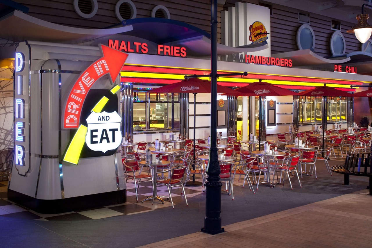 Круїзний лайнер Allure of the Seas - Ресторан Johnny Rockets (Johnny Rockets)