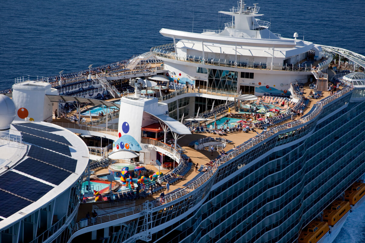 Круїзний лайнер Allure of the Seas - Палуба Водных Развлечений (Pool Deck)