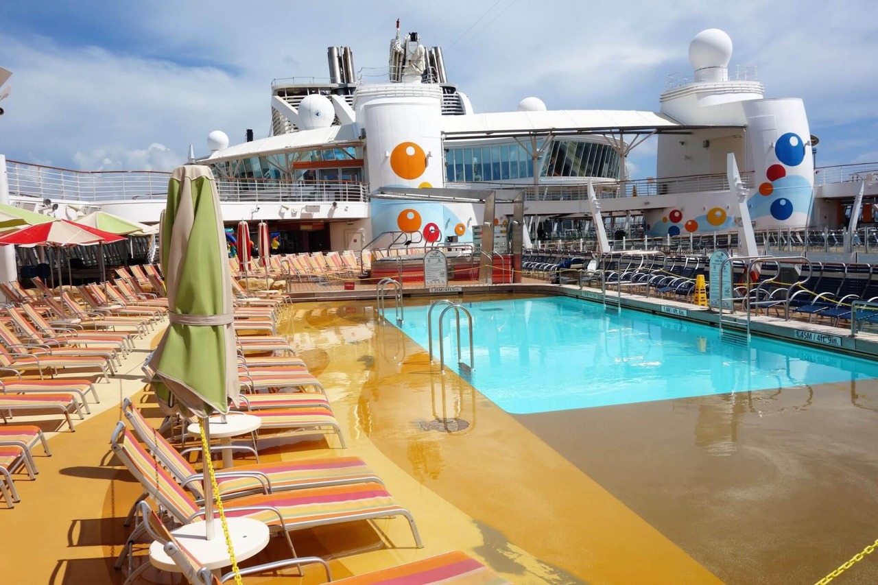 Круїзний лайнер Allure of the Seas - Пляжная зона (Beach Pool area)