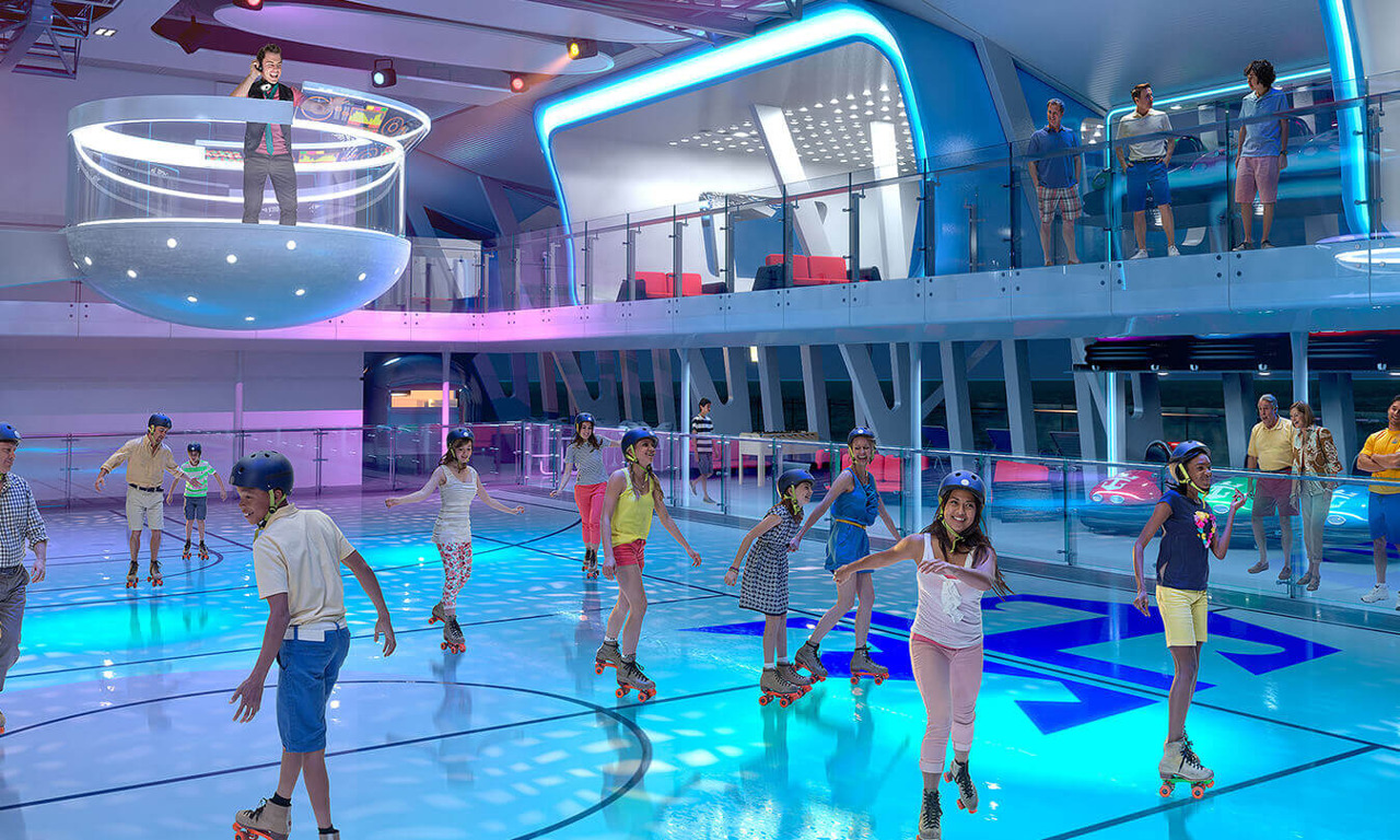 Круїзний лайнер Quantum of the Seas - Роллердром