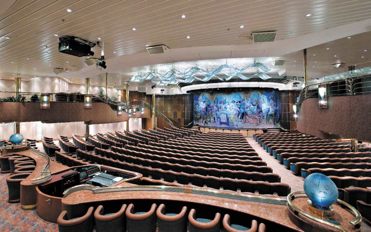 Круїзний лайнер Vision of the Seas - Театр Маскарад (Masquerade Theater)