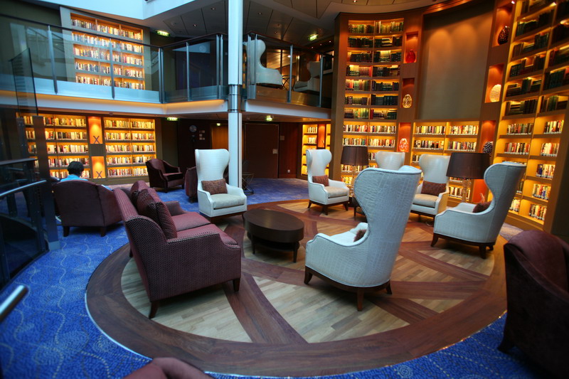 Круїзний лайнер Celebrity Eclipse - Библиотека (Library)