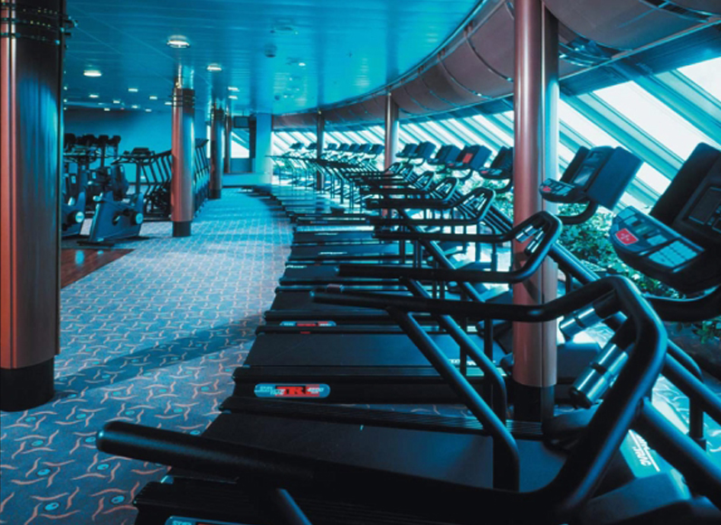 Круїзний лайнер Celebrity Infinity - Тренажерный зал (Fitness Center)