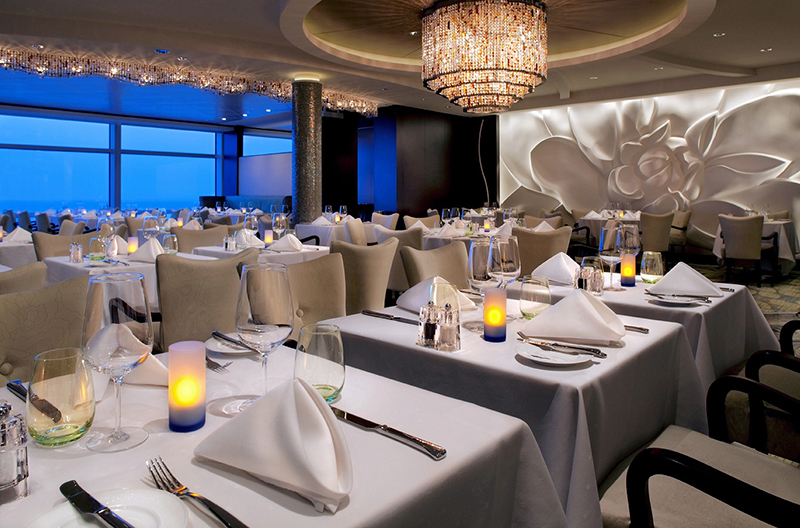 Круїзний лайнер Celebrity Reflection - Эксклюзивный ресторан Blu Restaurant