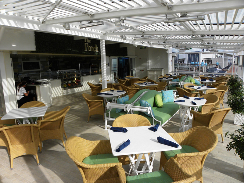 Круїзний лайнер Celebrity Reflection - Ресторан-закусочная The Porch
