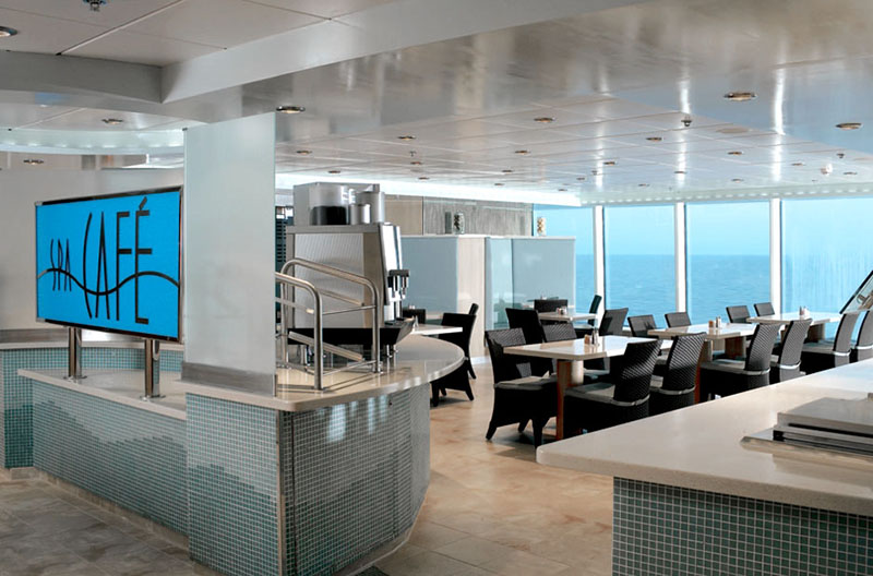 Круїзний лайнер Celebrity Reflection - Кафе в Spa-зоне Spa Cafe