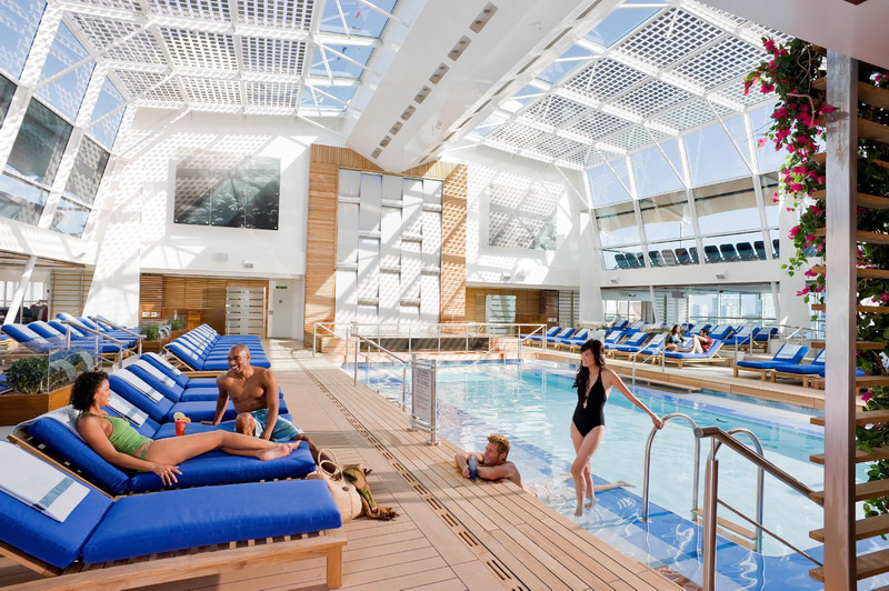 Круїзний лайнер Celebrity Solstice - Соляриум (Solarium)