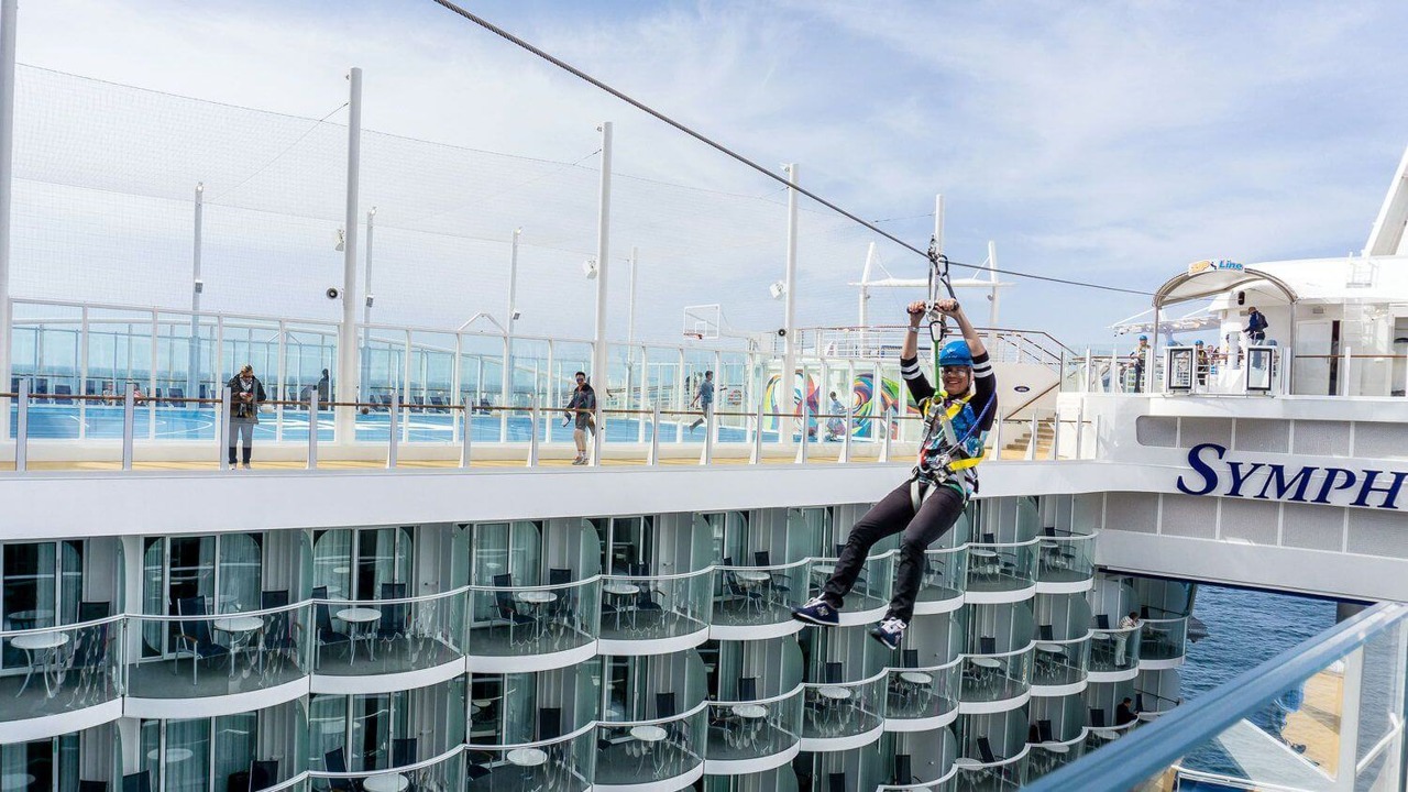 Круїзний лайнер Symphony of the Seas - Тарзанка ZipLine