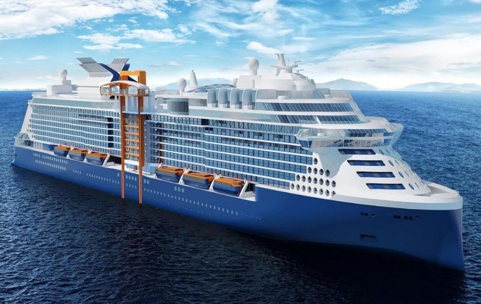 Круїзний лайнер Celebrity Edge - Рендеринг Celebrity Edge