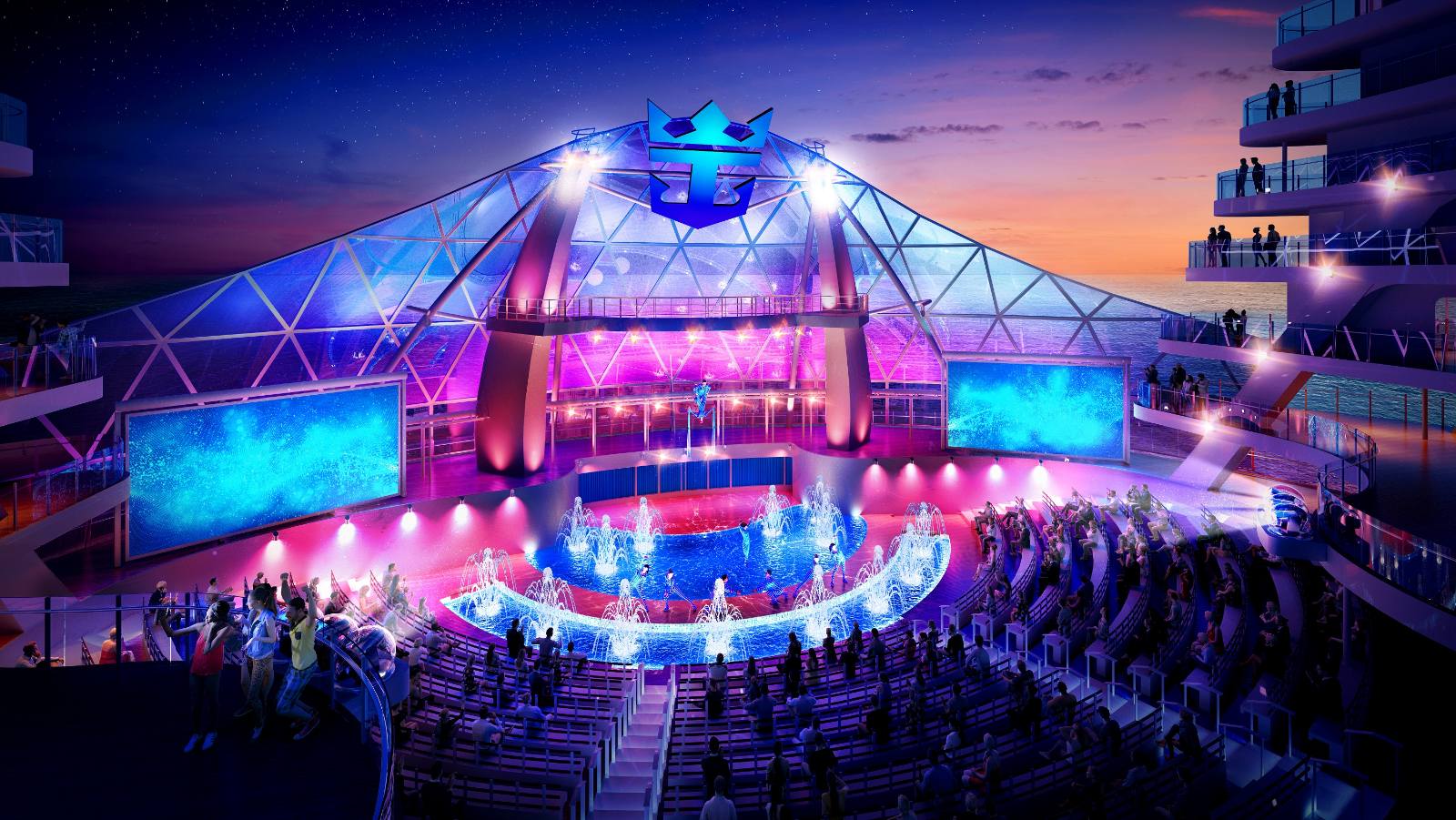 ЛИНЕЙКА ЧУДЕС НА БОРТУ НОВОГО ЛАЙНЕРА WONDER OF THE SEAS ДОПОЛНЯЕТСЯ ФИРМЕННЫМИ ШОУ ОТ ROYAL CARIBBEAN